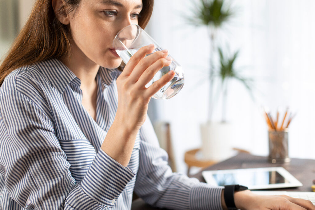 Filtered water benefits your stomach